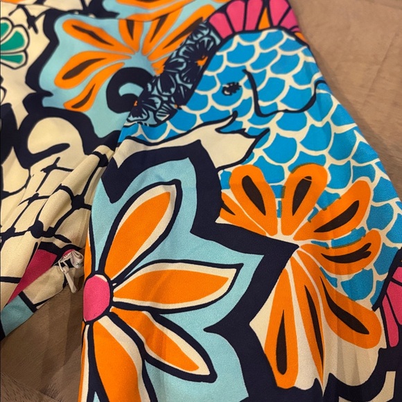 Lilly Pulitzer STUNNING Silk Lillypalooza Vibrant Balloon Sleeve Dress w/Belt 2 - Picture 3 of 8